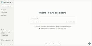 Perplexity AI 使用界面