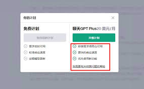 ChatGPT Plus的高级功能示意图