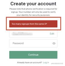 ChatGPT 登录失败提示