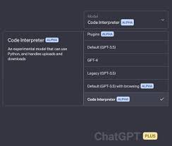 ChatGPT代码解释器界面